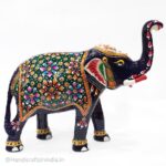 Meenakari elephant 8" inch