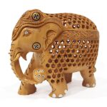 Beautiful Wood carving Elephant