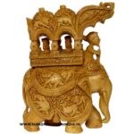 Wooden ambabari shikar carving fine