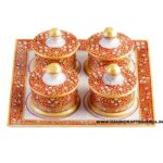 Marble dry fruit box