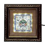 Framed Marble Wall Clcok